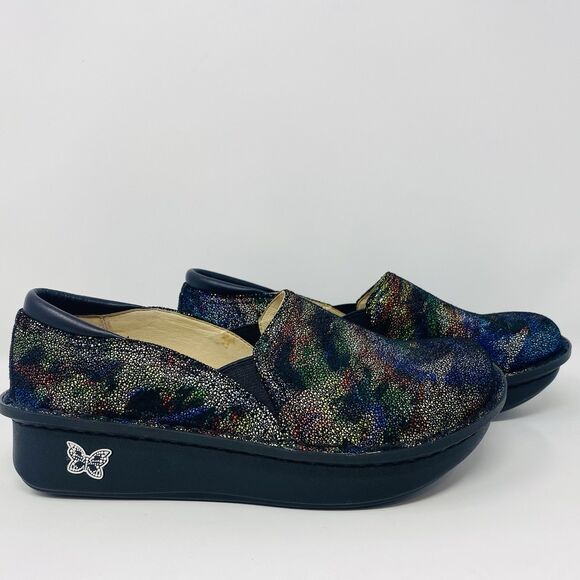 Alegria Classic Clogs Deb US 7 Comfort Shoes Multicolor Primary Impression Work - Picture 16 of 16